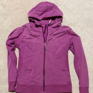 lululemon athletica Plum Full-Zip Hooded Sweatshirt